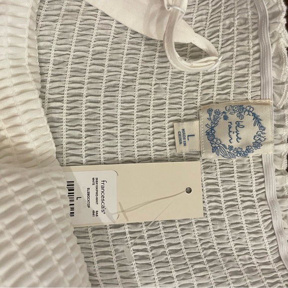 White eyelet maxi dress size large - Picture 4 of 4